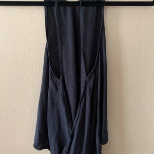 high neck tank top with low back